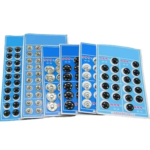 

Black Silver Metal Snap Buttons Fasteners Press Button 8/10/12/14/16mm Iron Stud Plating Round Button Garment Sewing Accessorie