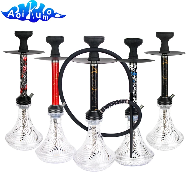 Cachimba grande con impresión de transferencia de agua, Narguile, Chicha,  cachimba hidrográfica, Shisha