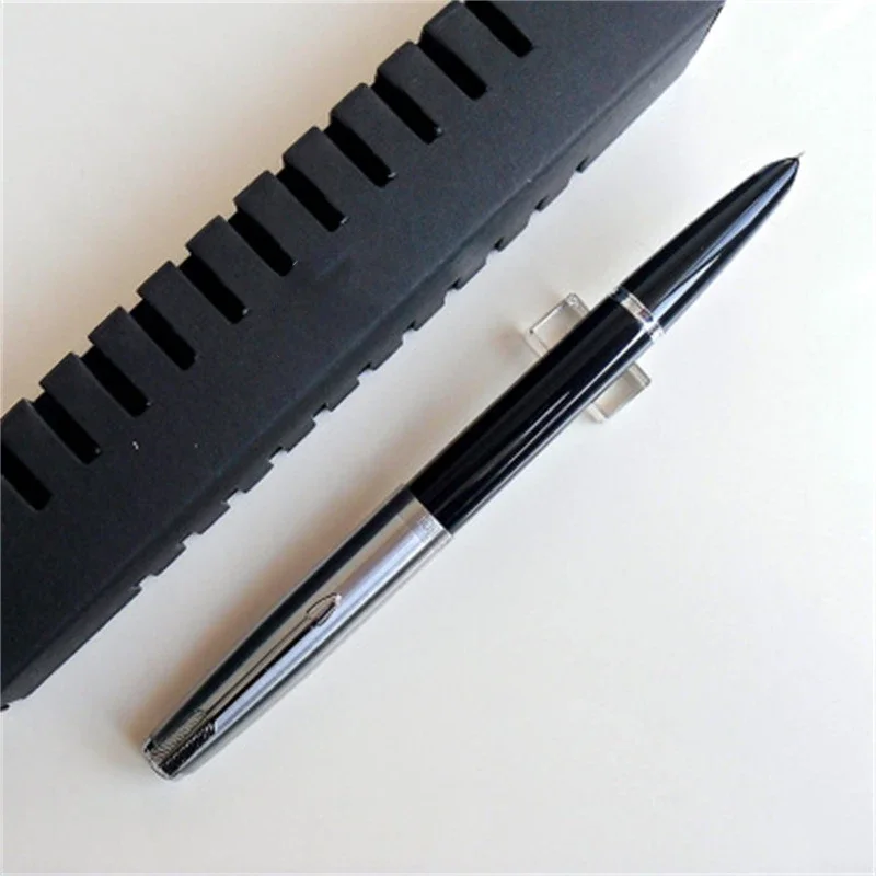 YONGSHENG 601 Multicolored Fountain Pen Steel Cap Vacumatic Large Iridium EF/F Nib Resin Ink Pen Office School Stationery