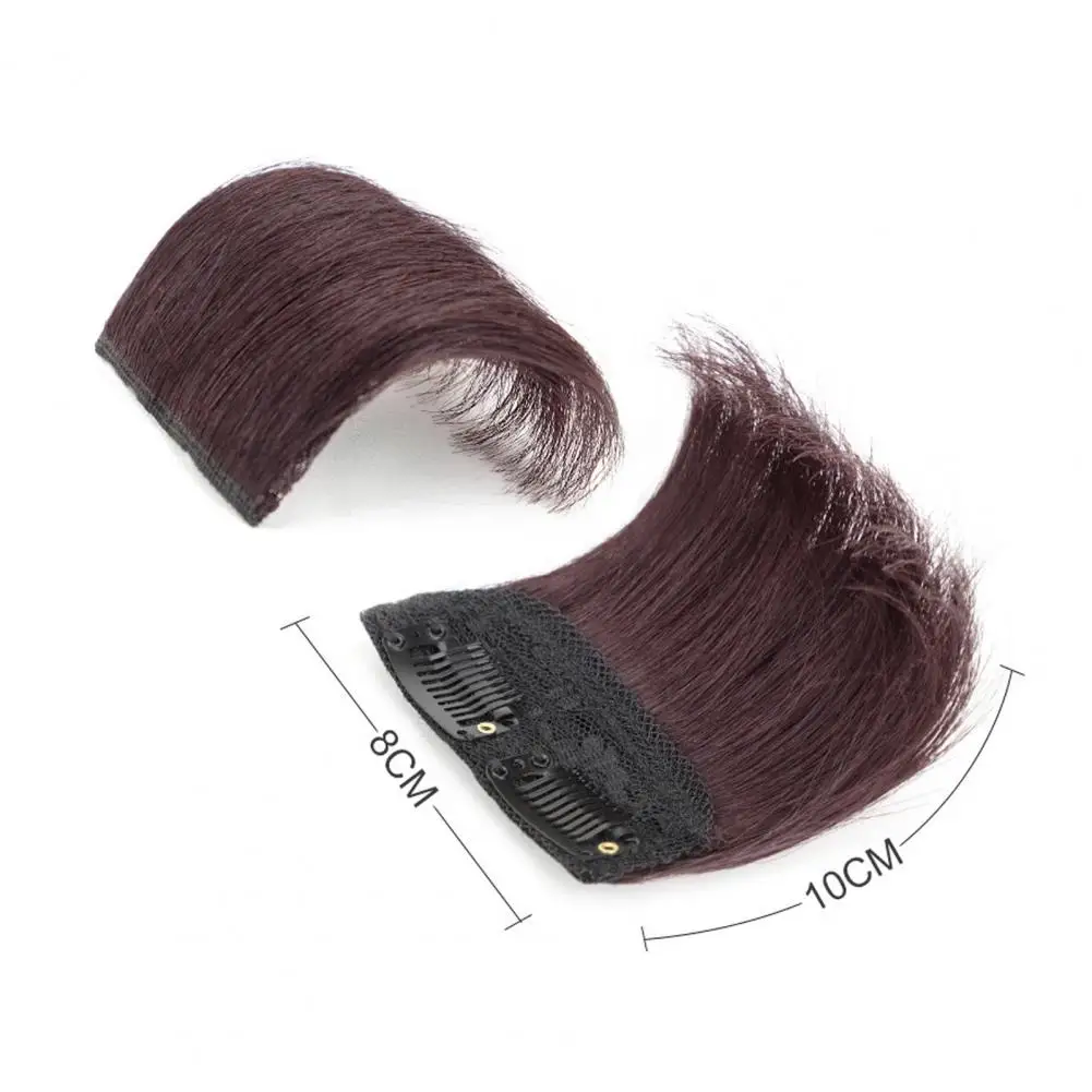 Wig Hair Pad 10cm Straight Fluffy Natural Look Soft Supplement Head Hairs Invisible Extensions Fiber False Hair