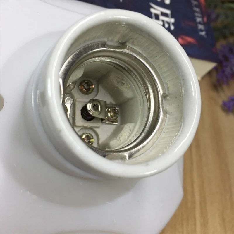 E27 Heat Light Bulb Lamp Holder lamp holder lamp bulb holder lamp base for Porcelain Straight Glazed Ceramic
