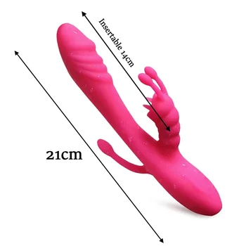 Rabbit Thrusting Vibrators Female Sex Toys For Women 10 Speeds G-spot Massage Clitoris Sucker Stimulator Heating Dildos Goods 2