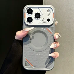 Deluxe Hybrid Defender Magnetic Wireless Charging Shockproof Rugged Armor Case - iPhone 12 Pro Max (Gray)