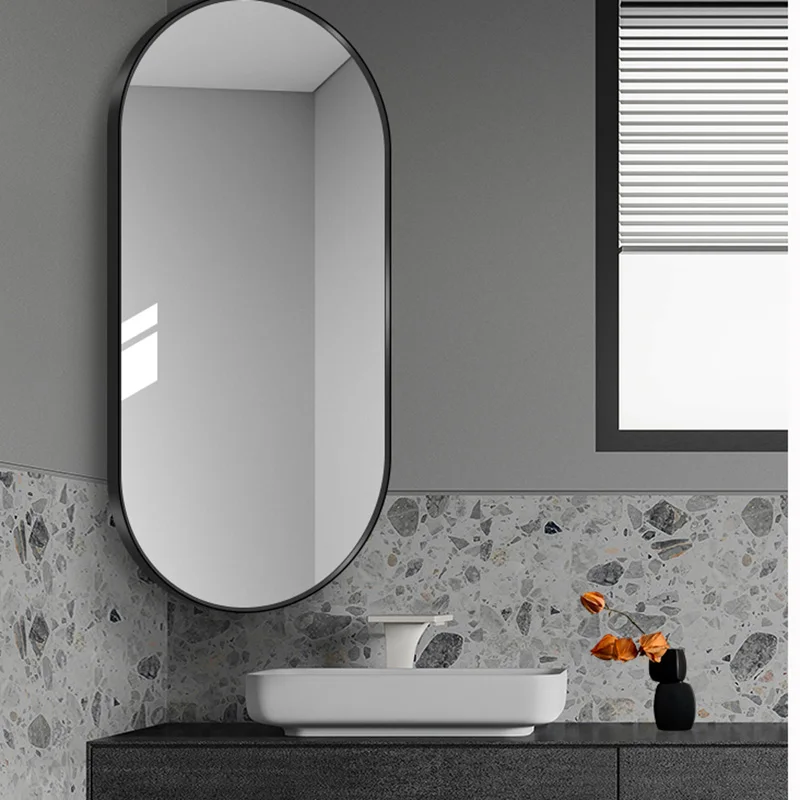 

Display Makeup Mirror Frame Nordic Design Aesthetic Large Mirror Border Vintage Espejos Para Maquillaje Bathroom Accessories