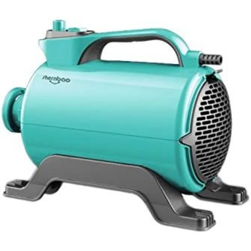 shernbao High Velocity Professional Dog Pet Grooming Hair Drying Force Dryer Blower 5.0HP (Super Cyclone) SHD-2600P (Green)