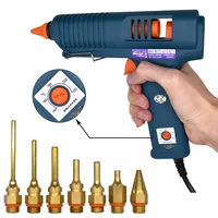 150W Hot Melt Glue Gun with Temperature Control for Home DIY Industrial Manufacture Use 11mm Glue Sticks Pure copper nozzle 1