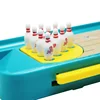 Cartoon Mini Bowling Set Toys Table Game Frog Bowling Children's Toy Party Table Interactive Sport Games Educational Kids Gifts 3