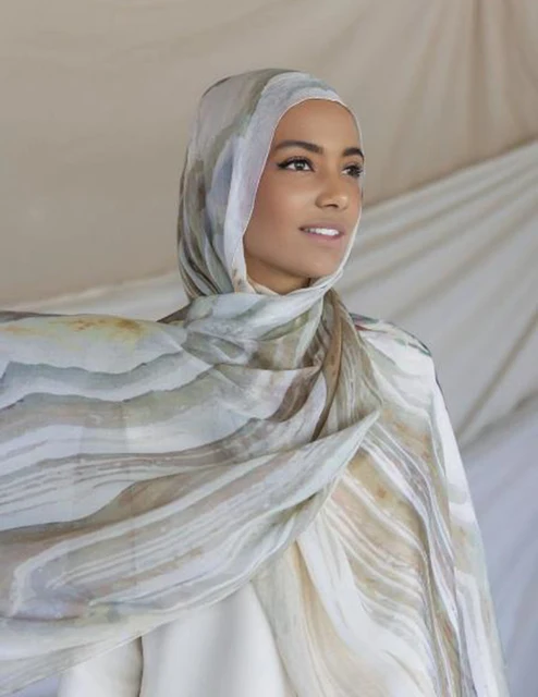 1 pièces Ramadan Hijab imprimé léopard femmes bohème aquarelle doux musulman Hijabs Floral respirant châle enveloppement écharpe foulard chaud