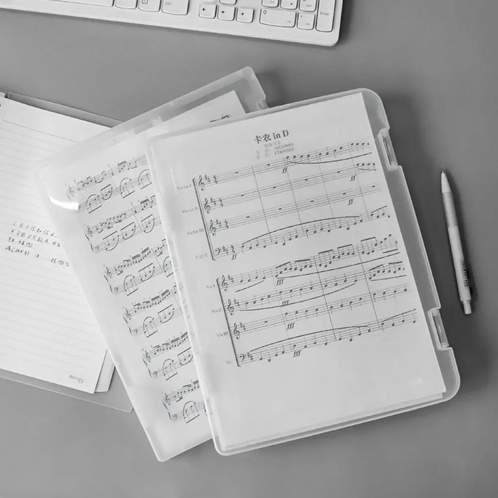 

Student Stationery Photocards Document Storage Box Classification Folder Certificates Storage Box A4 File Organizer Box