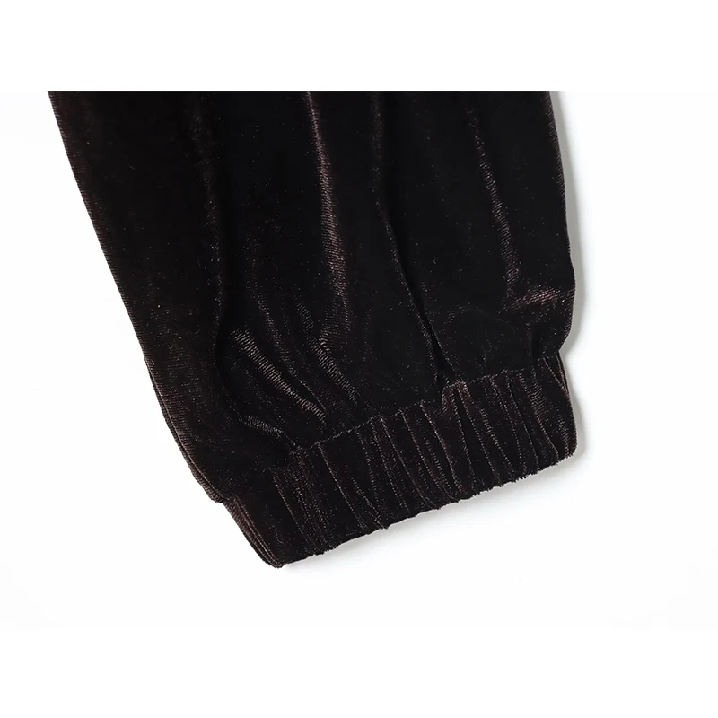 Women Velvet Two Pieces Pants Sets 2025 New Fashion Long Sleeve Hooded Coat + Trousers Women's Suit Chic Casual Woman Outfits