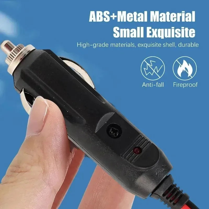 12V 24V 시거잭 플러그 어댑터 16AWG 방수 전원 콘센트 커넥터 (자동차, 트럭, RV, 선박, 보트, 차량용)