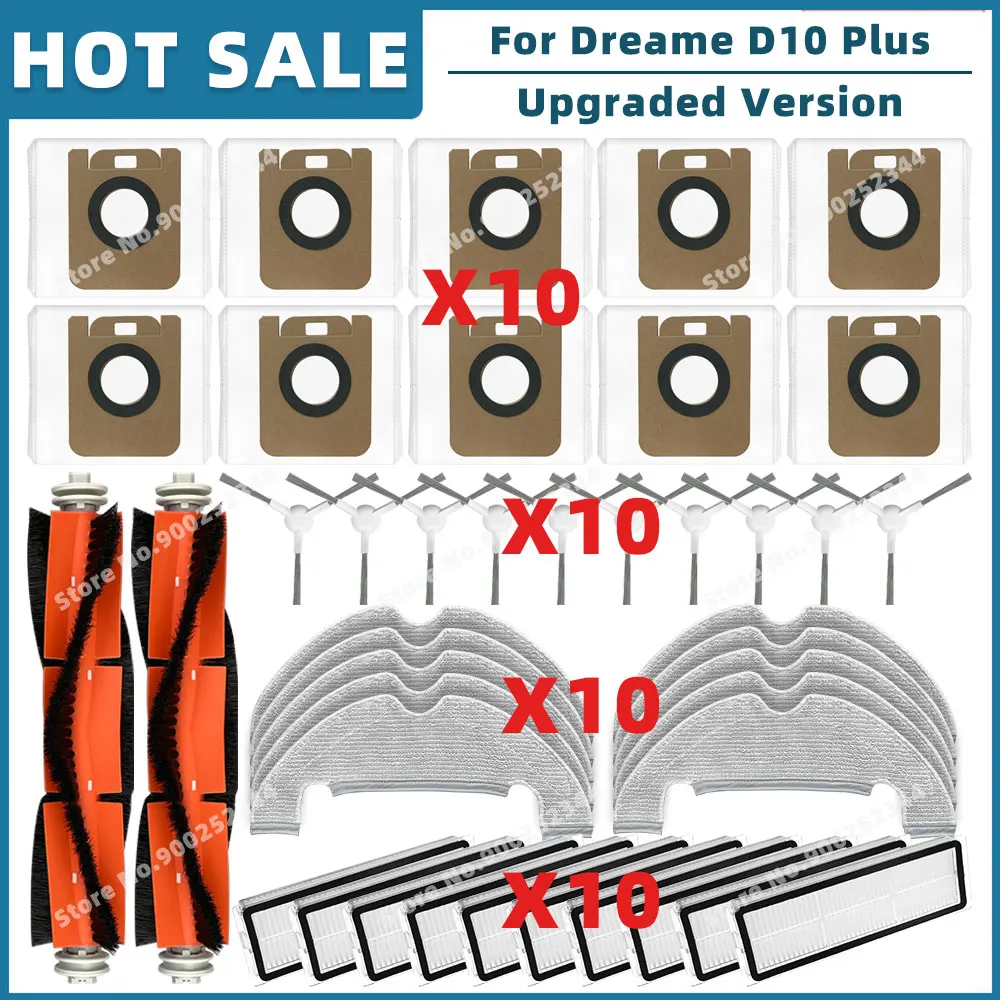Kit Recambios Para Aspirador Dreame D10s - Incluye Cepillos, Filtros Y Paños
