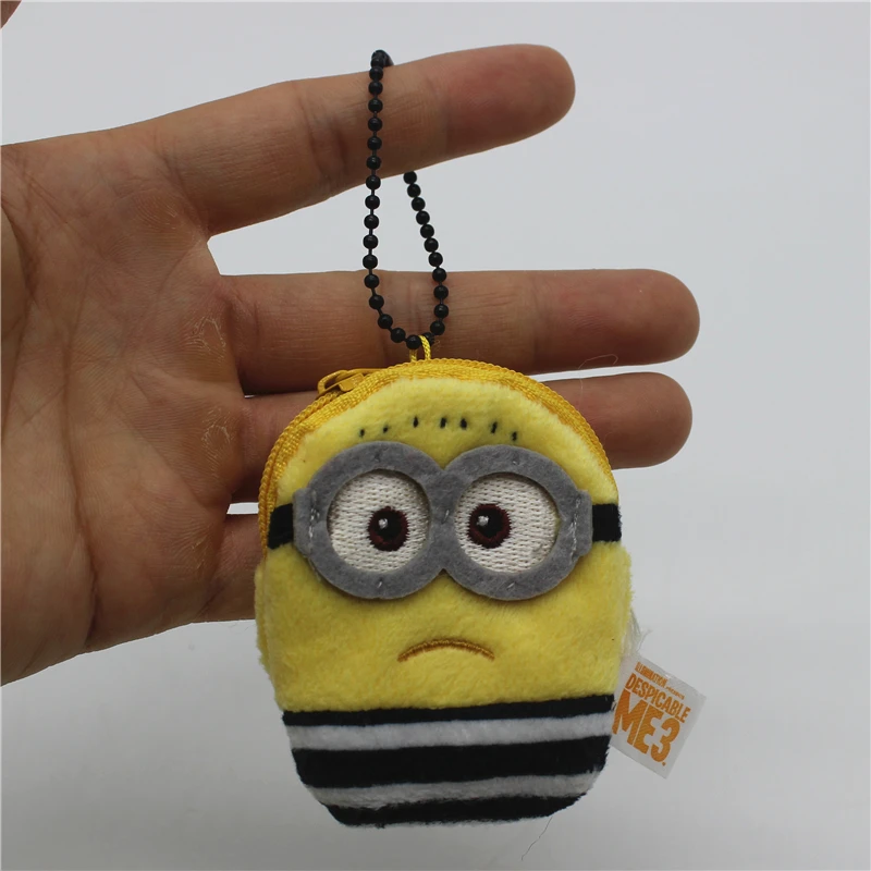 子供のためのミニオンズキーホルダー,ケーブ,かわいいペンダント,車の