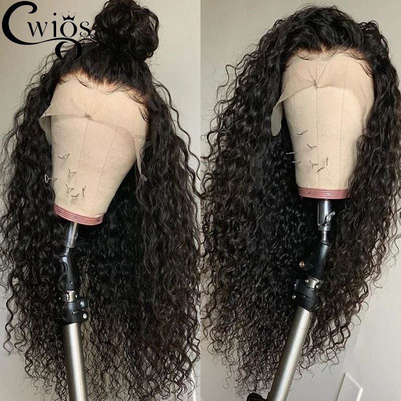 

Cwigs Soft Loose Curly Lace Front Wigs Heat Resistant Fiber Hair Synthetic Wigs for Black Women Synthetic Lace Frontal Wig