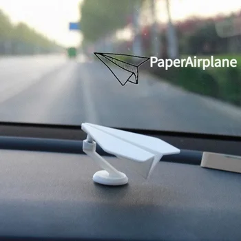Decorazione unica del modello di aeroplano con rotazione automatica, cruscotto dell'auto, ornamenti rotanti per la deriva dell'aeroplano, decorazione della console centrale interna dell'auto