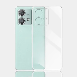 Clear Silicone Soft Phone Case Protective Back Cover - Moto Edge 40Neo (Clear Soft Case)