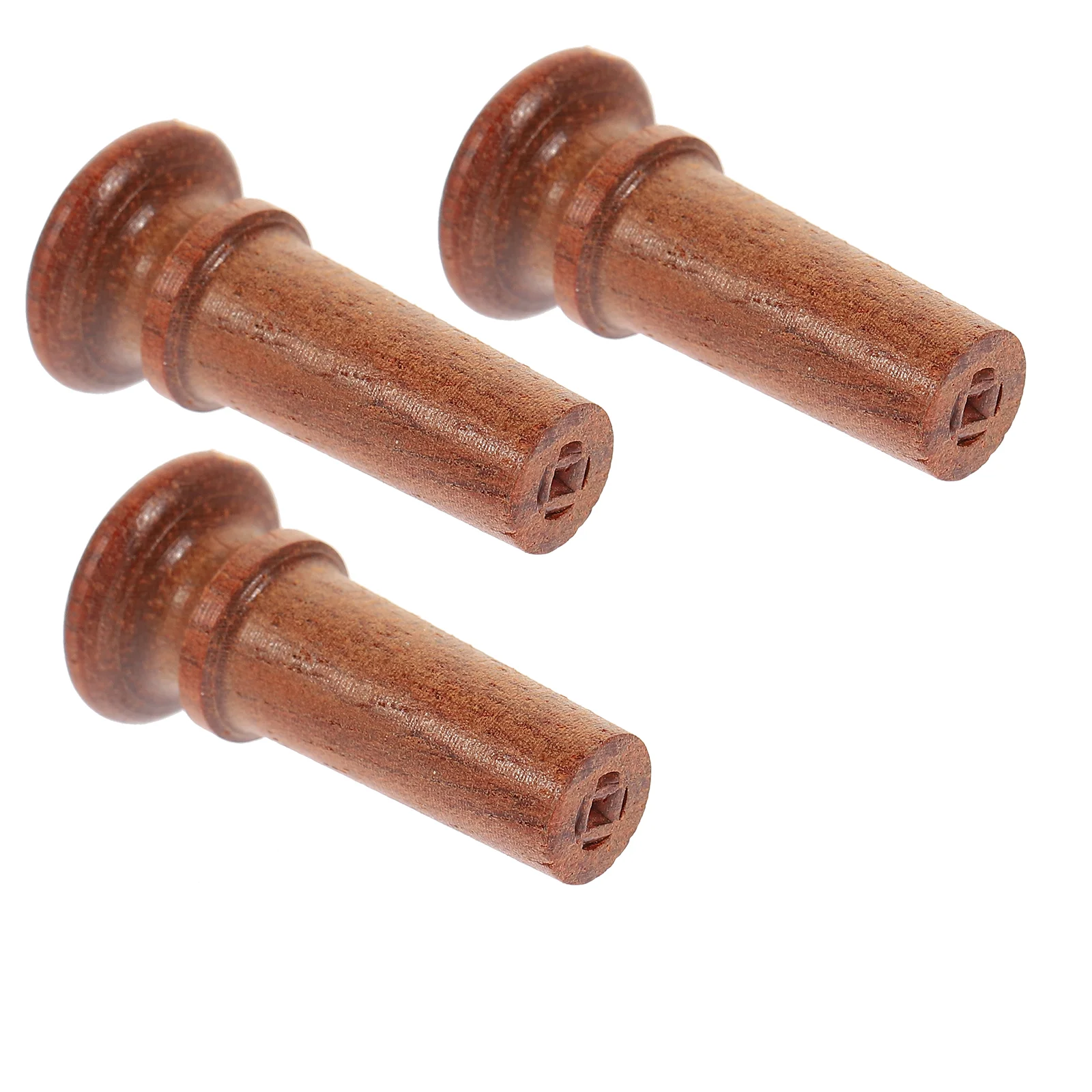 

3 Pcs Violin Tail Button Endpin Plugs for Bridge Pegs Dedicated Tailpiece Musical Instrument Accessories Screws