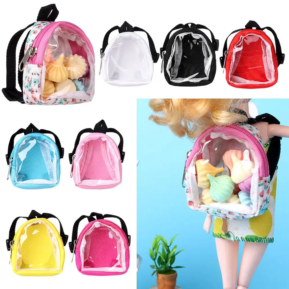 1/6 Doll Dolls Accessories Children Toys PCV DIY Mini Bag Doll Backpack Gifts 4