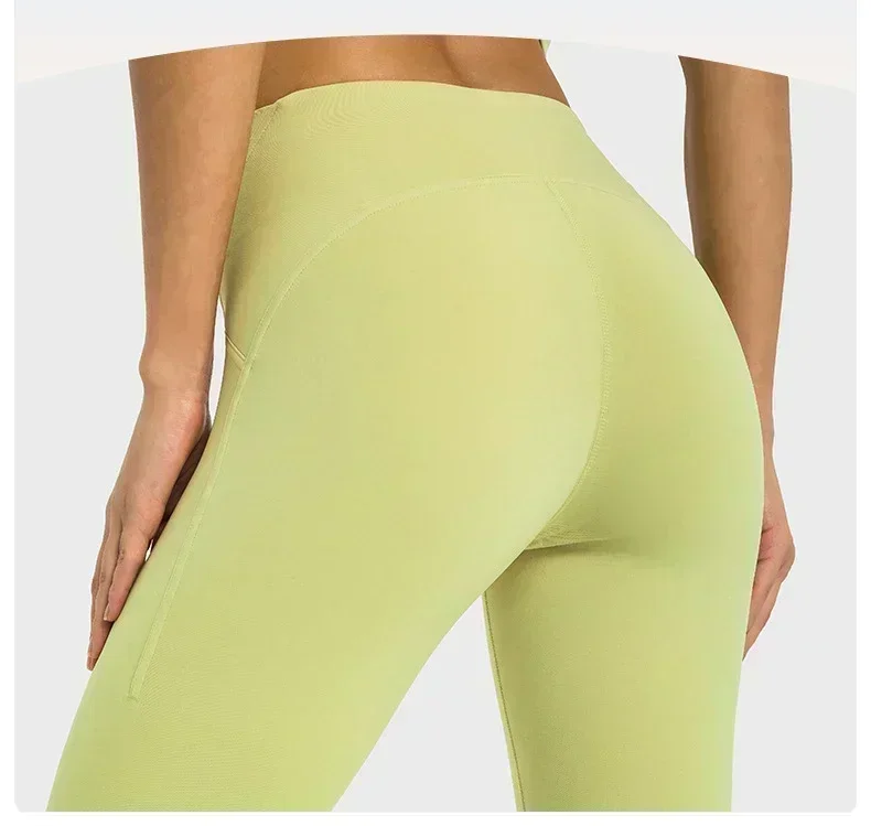 Lemon Women InStill Yoga Leggings High Waist Gym Fitness Sport Pants Clothing Outdoor Jogging Tennis Workout Trousers