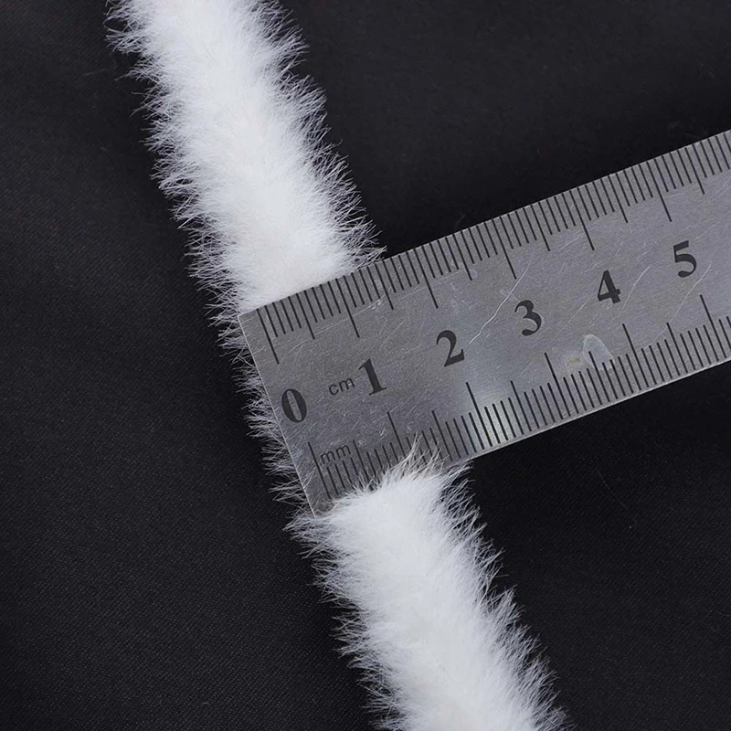 Fur Fabric Faux Fur Ribbon Tapes DIY Apparel Sewing Fluffy Trim Plush Artificial Fur Stripe Decoration