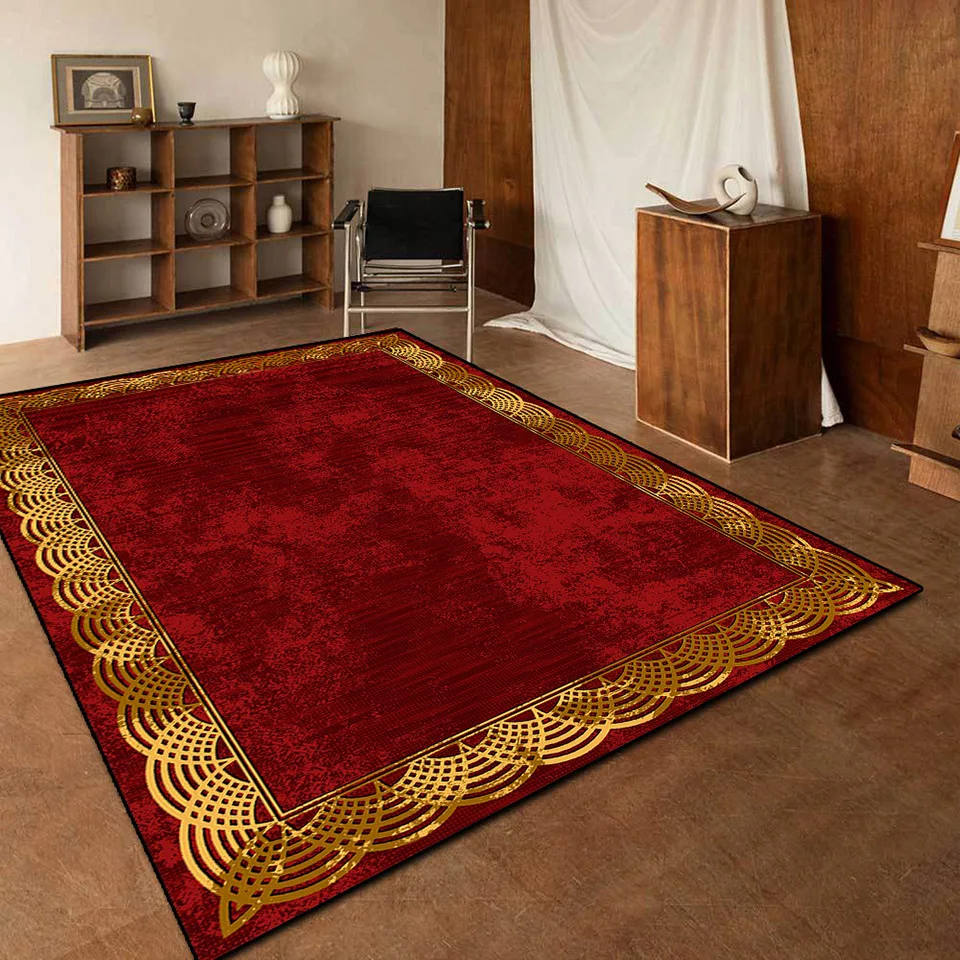 Modern Mattex Collection Small Extra Large Living Room Floor Carpet Rug Red