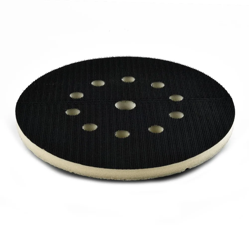 

9 Inch/215mm PP Drywall Sander Disc Pad Hook And Loop 10 Hole Backup Pad With 6mm Thread Sanding Disc