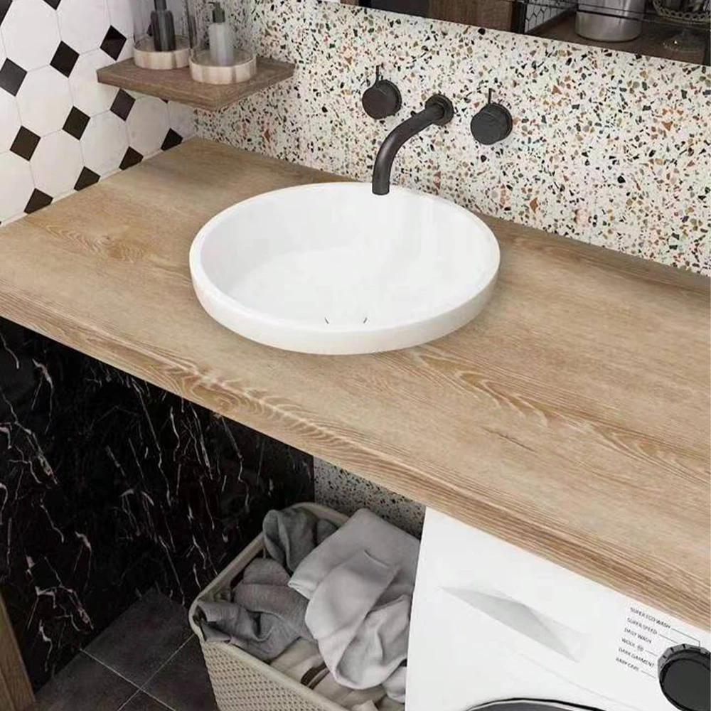 Wood Grain PVC Wallpaper for Door Wardrobe Cupboard Table Furniture Waterproof Self Adhesive Stickers Home Decor Film 4