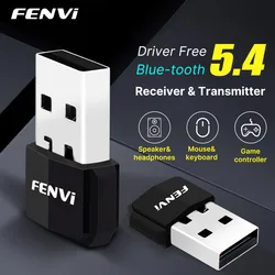 Enhanced Bluetooth USB Adapter for Wireless Connectivity (Bluetooth 5.4)