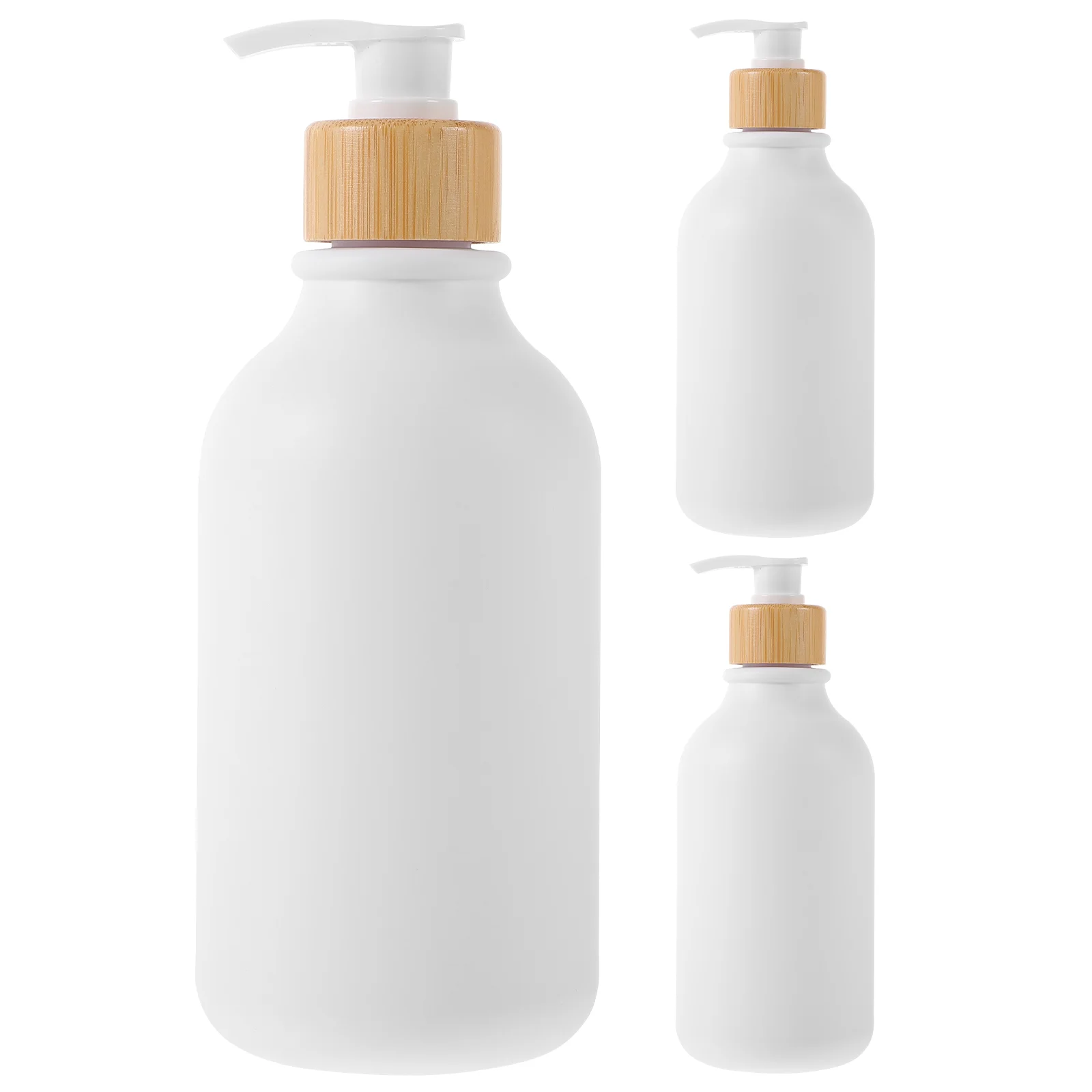 

3 Pcs 500ml Pet Frosted Plastic Pressed Lotion Care Bottle Shampoo Cosmetics Sub-bottle 3pcs Hand Soap Dispenser Travel