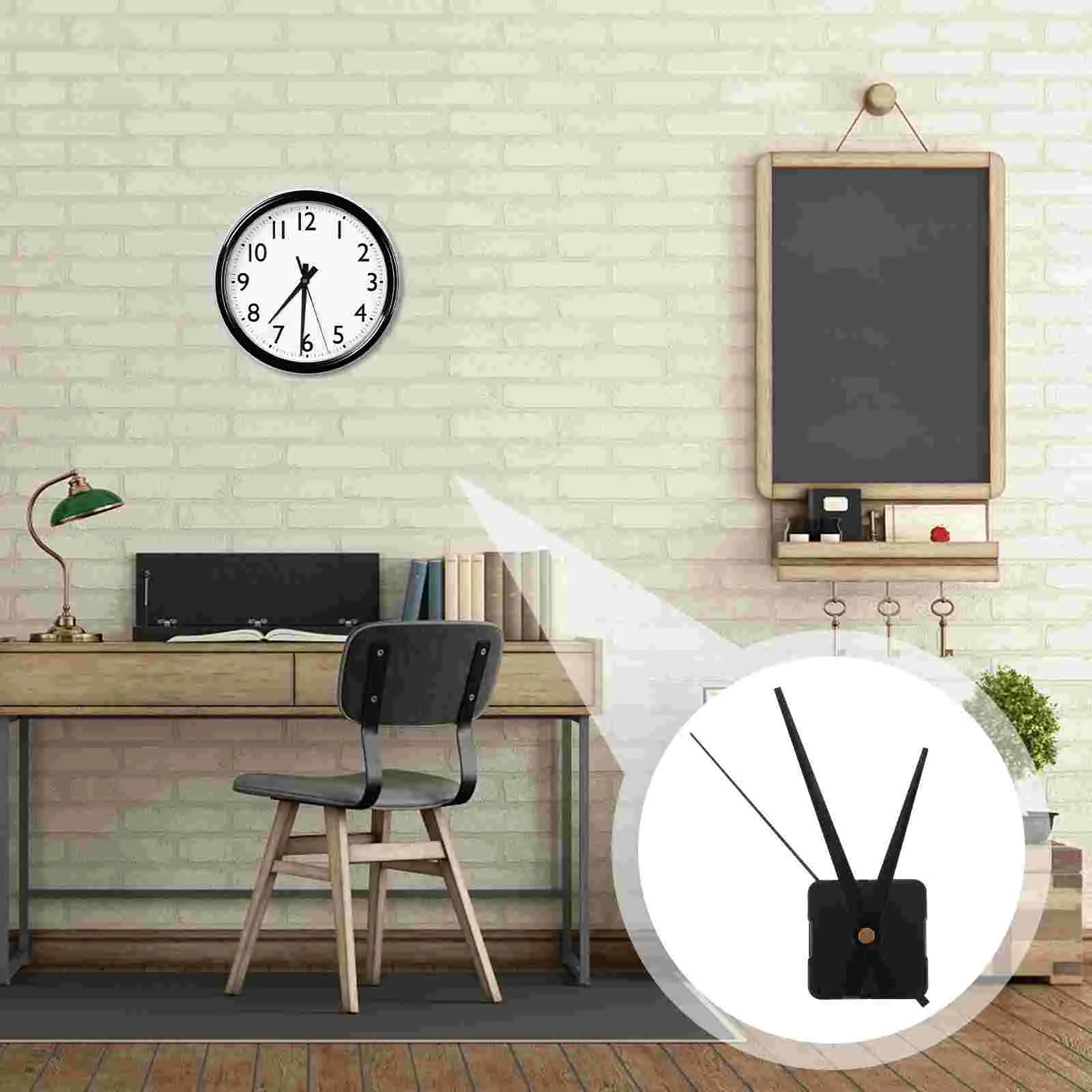 

1 Set Wall Clock Movement DIY Clock Movement Mute Clock Plastic Mechanism Tools