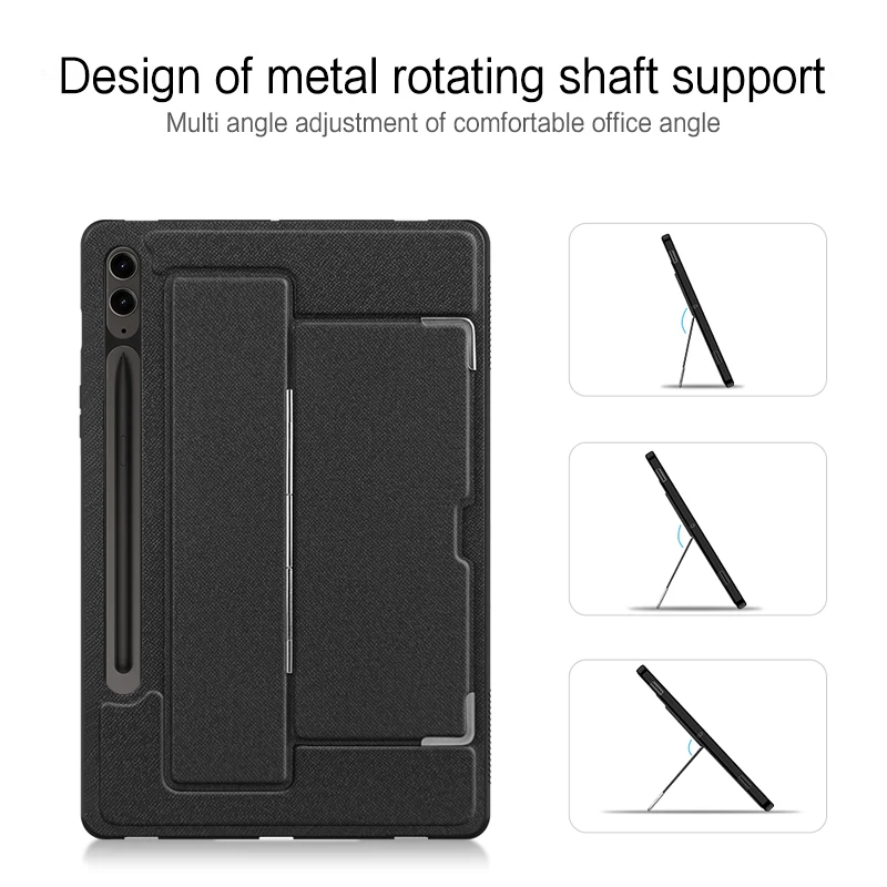 Enhanced Tablet Stand Case with Shell Back Cover, 14.6 to 12.4