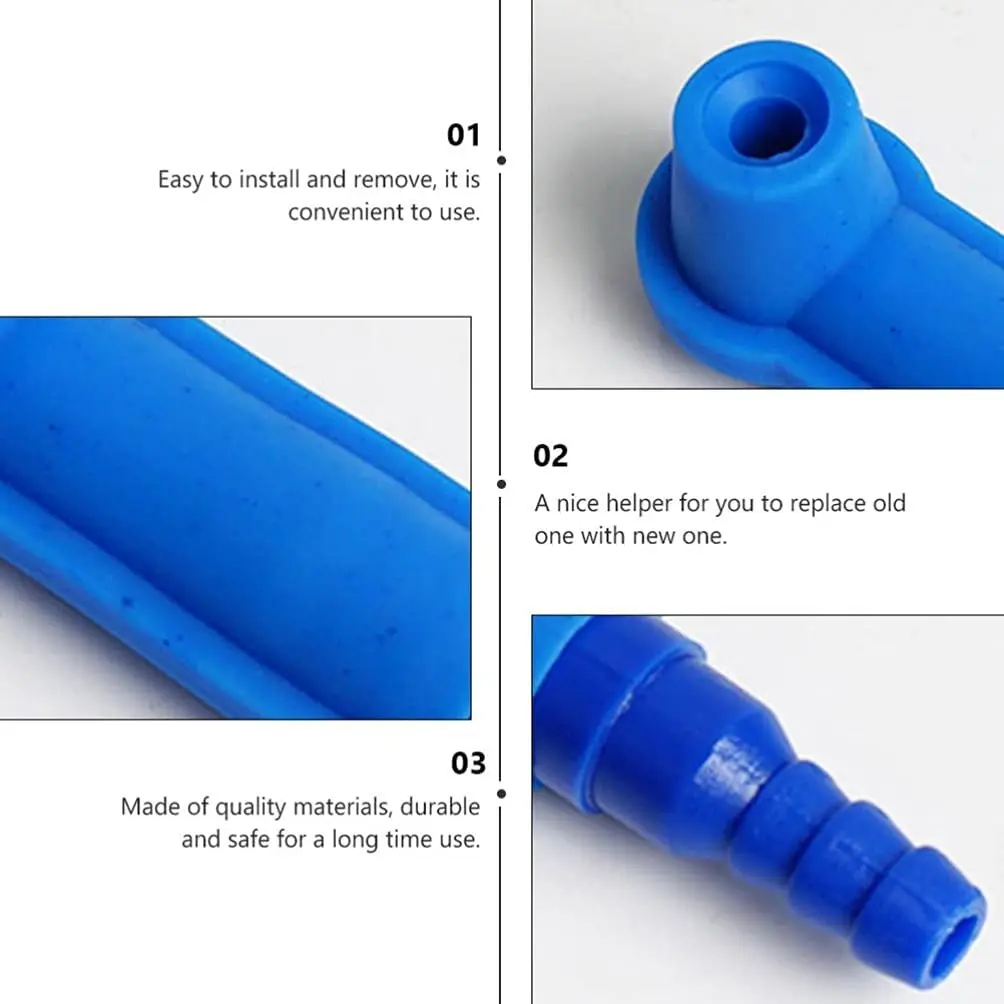 Brake Oil Connector 5Pcs Car Oil Pumping Pipe Brake System Fluid Connector Kit Auto Filling Equipment Accessories