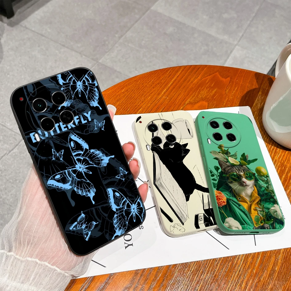 Luxury Soft Silicone Fashion Design Cover Case with Screen Protector