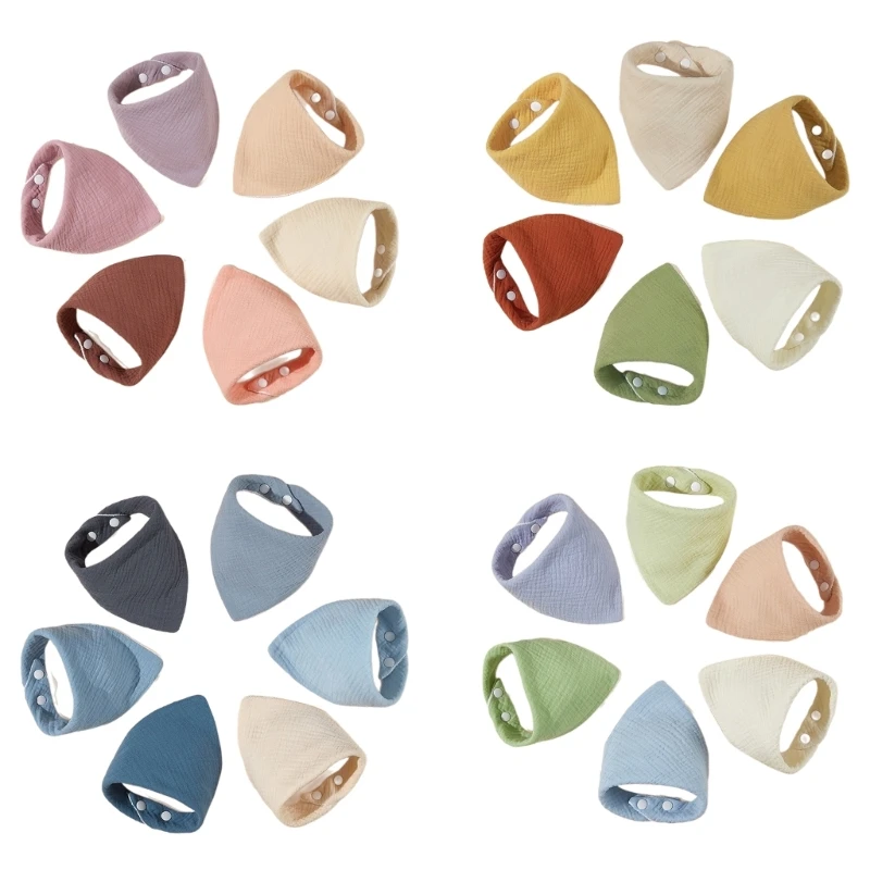 

Удобные тряпки для отрыжки, хлопковые детские нагрудники, удобный набор креповых полотенец для мальчиков и девочек