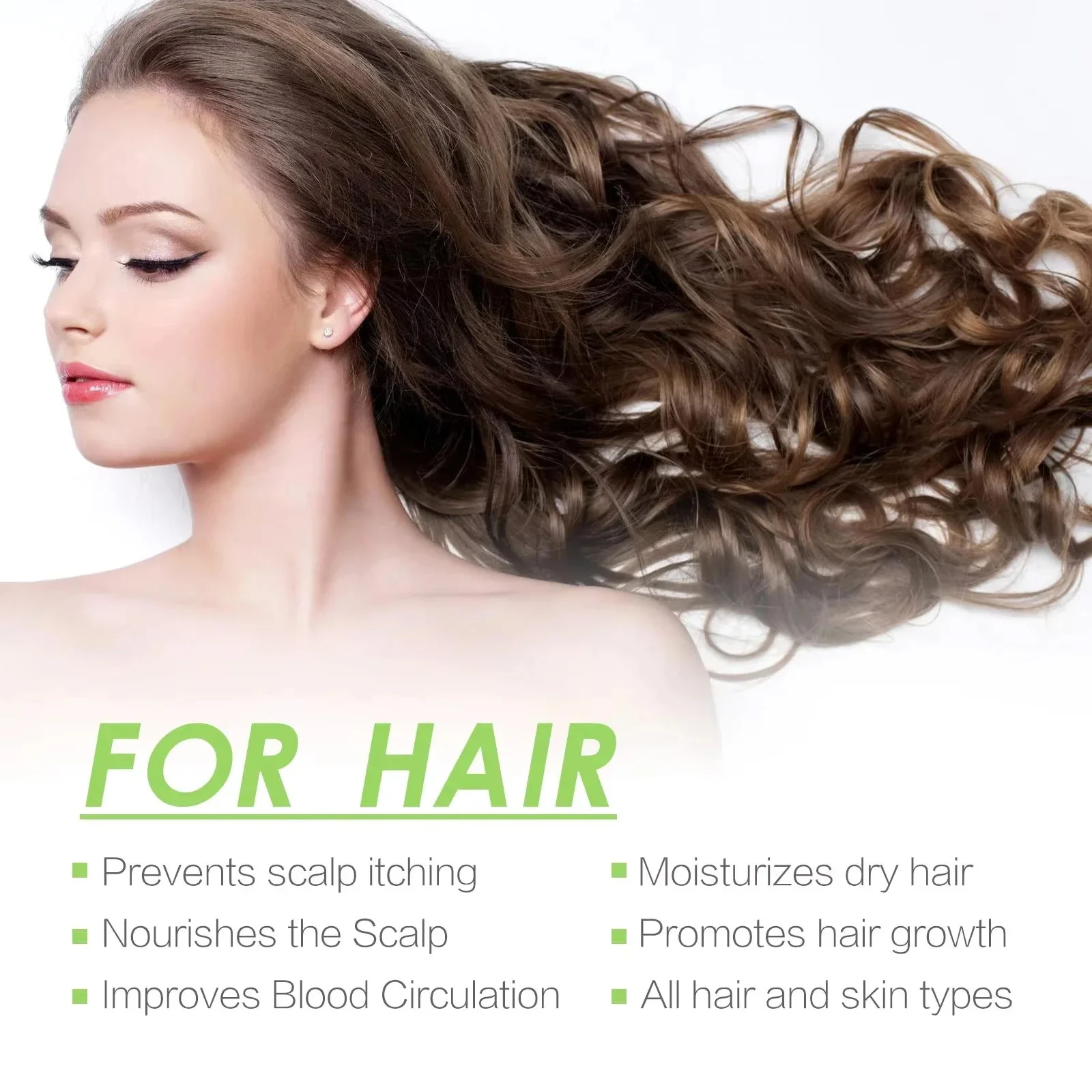 Ginger-Infused Hair Strengthening Serum & Nourishing Scalp Treatment