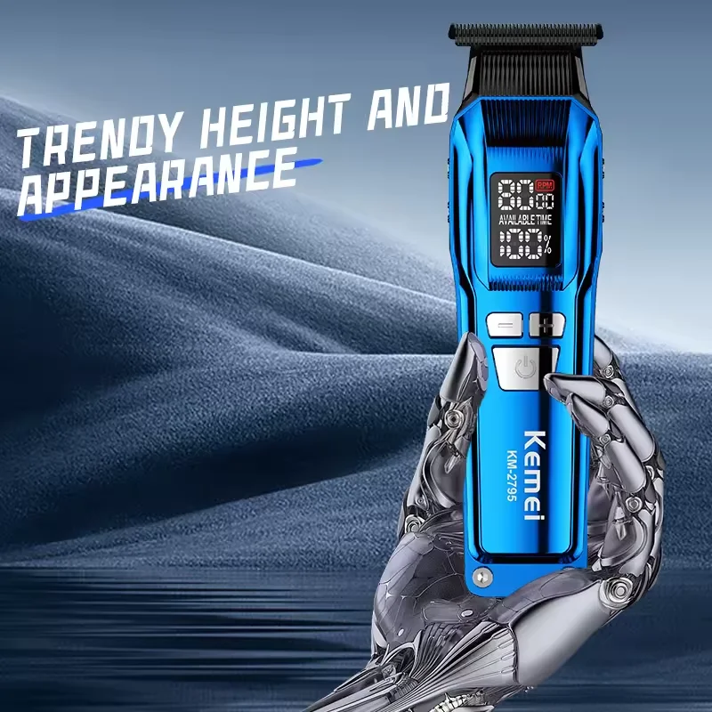 Hair Clipper Kemei Professional Electric Rechargeable Hair Trimmer Shaver For Men USB Charging Beard Razor KM-2797 KM-1102