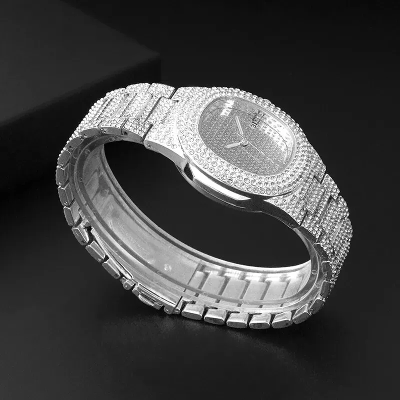 Luxury Fashion Mens Stainless Steel Watches Male Sports Quartz Wristwatch Calendar Luminous Clock Men Business Casual Watch, Alina Gadgets