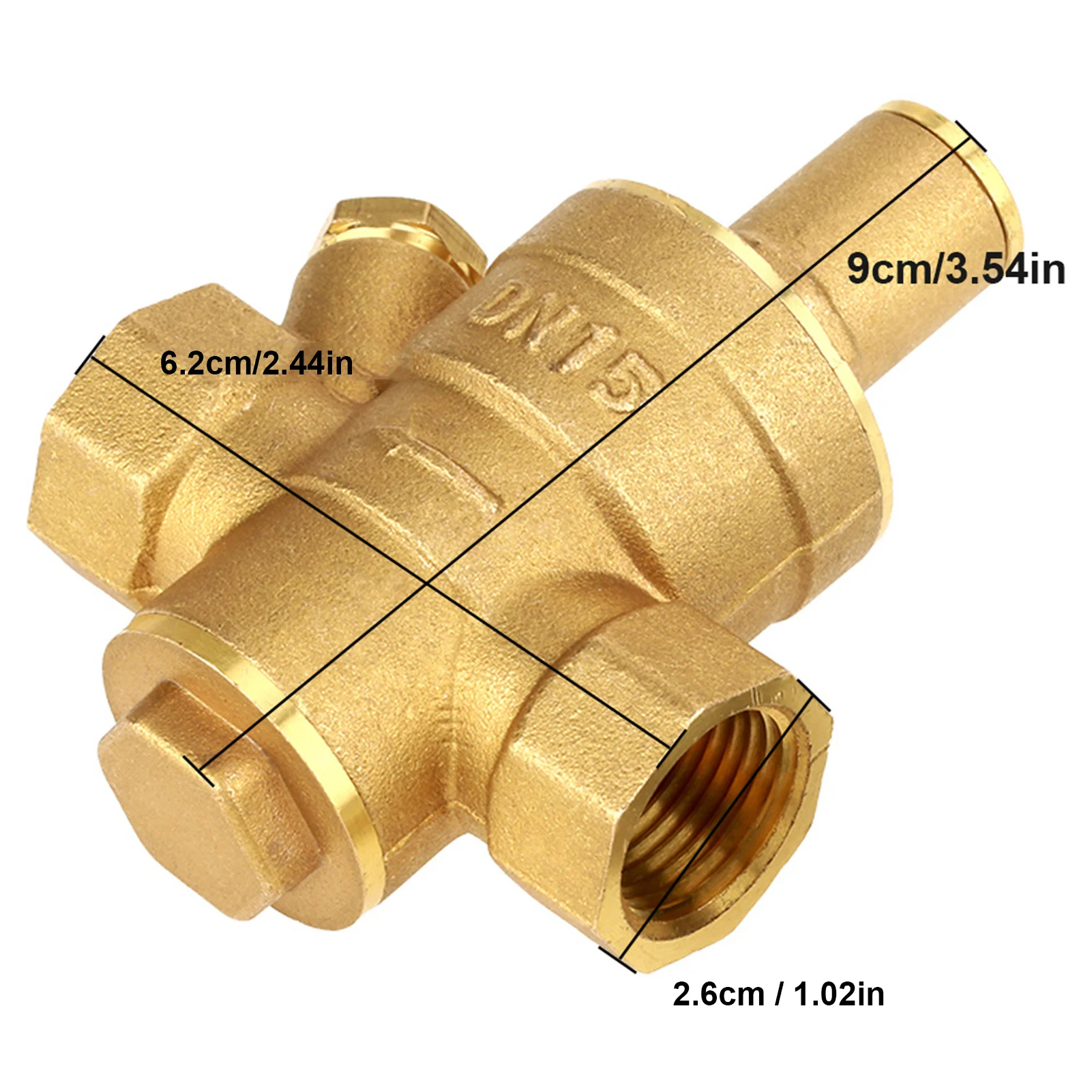 Water Pressure Reducer with Gauge