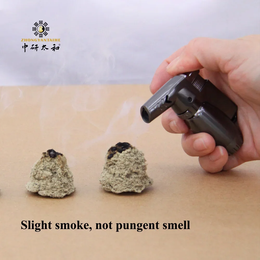 ZHONGYANTAIHE 50g Pure Moxa Velvet Premium Gold Velvet 30:1 Moxa Bag Bulk Mugwort Warm Channel and Expelling Cold moxa stick