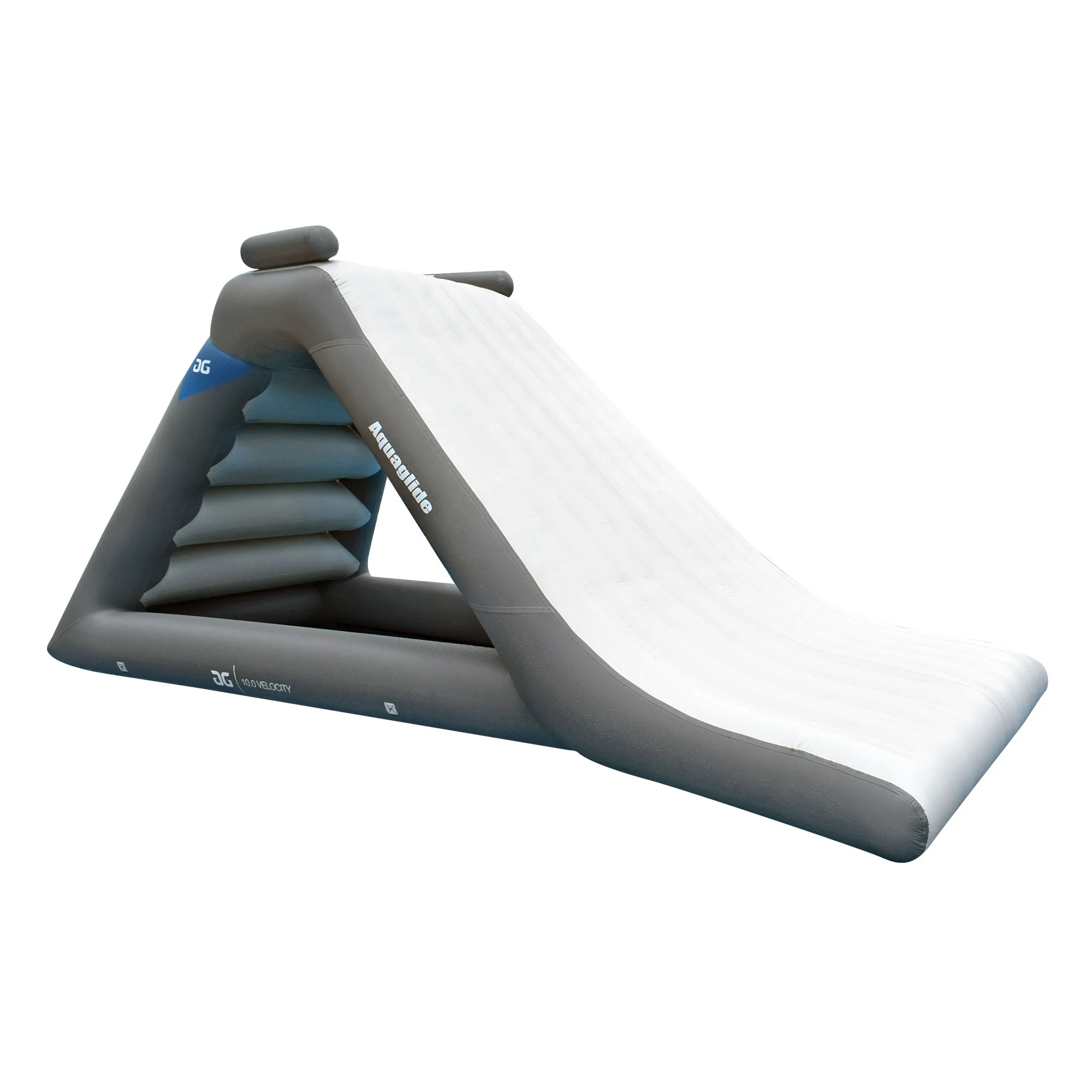 Ready to Ship Inflatable Floating Water Slide with Climbing Tower Toys Swimming Pool Slide for Lake or Sea Park