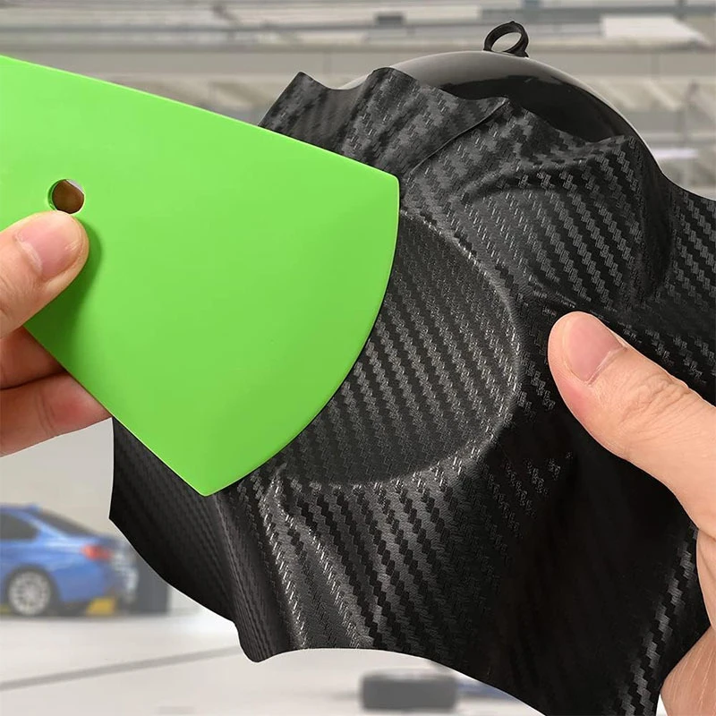 1Pc Vinyl Wrapping Corner Reach Scraper Carbon Film Wrap Squeegee Window Tinting Cleaning Tool Car Styling Accessories car wrapping tools vinyl squeegee automotive film tools