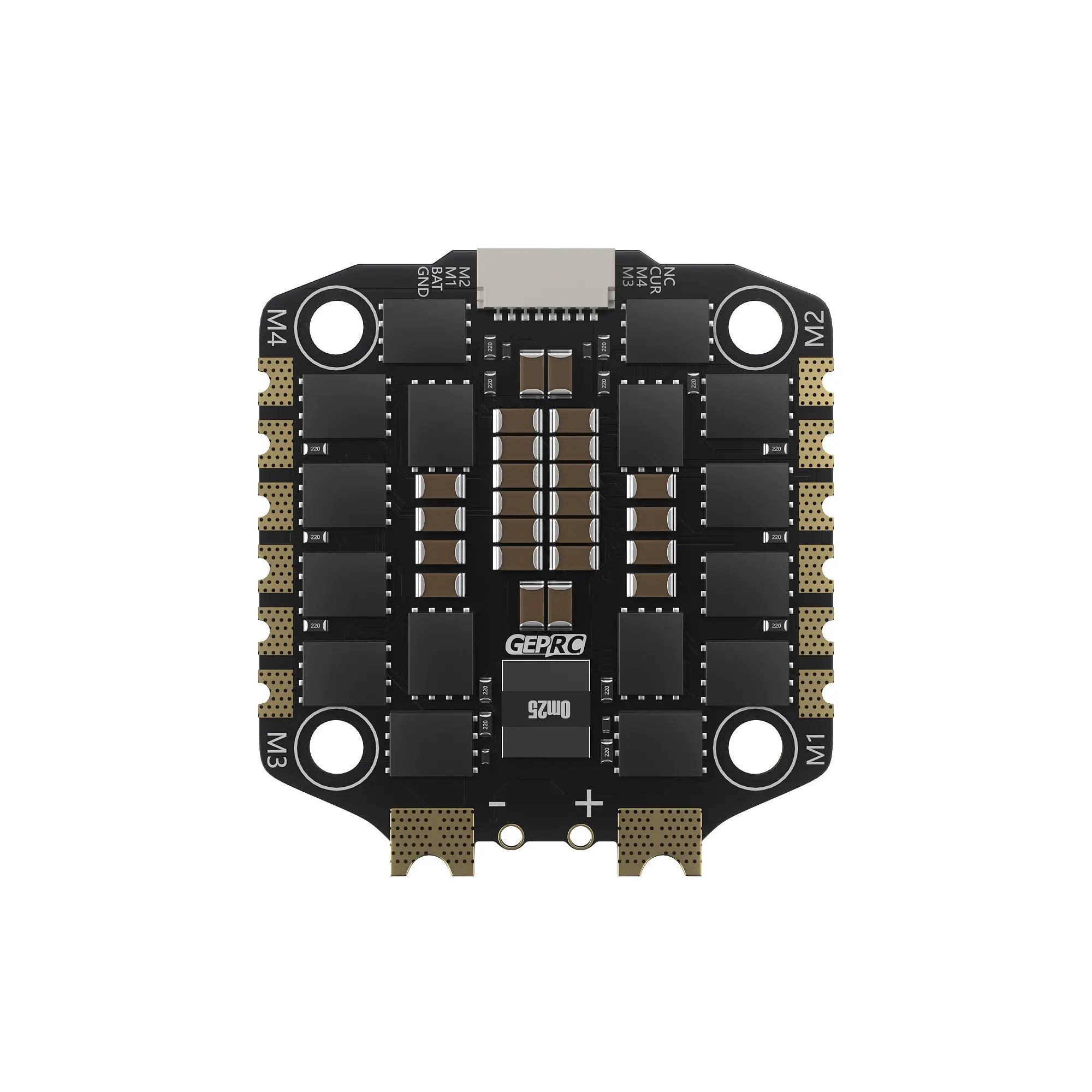 ESC 60A BLHeli_S DShot600 avec câbles de batterie et connecteurs, prêt pour installation sur drone FPV.