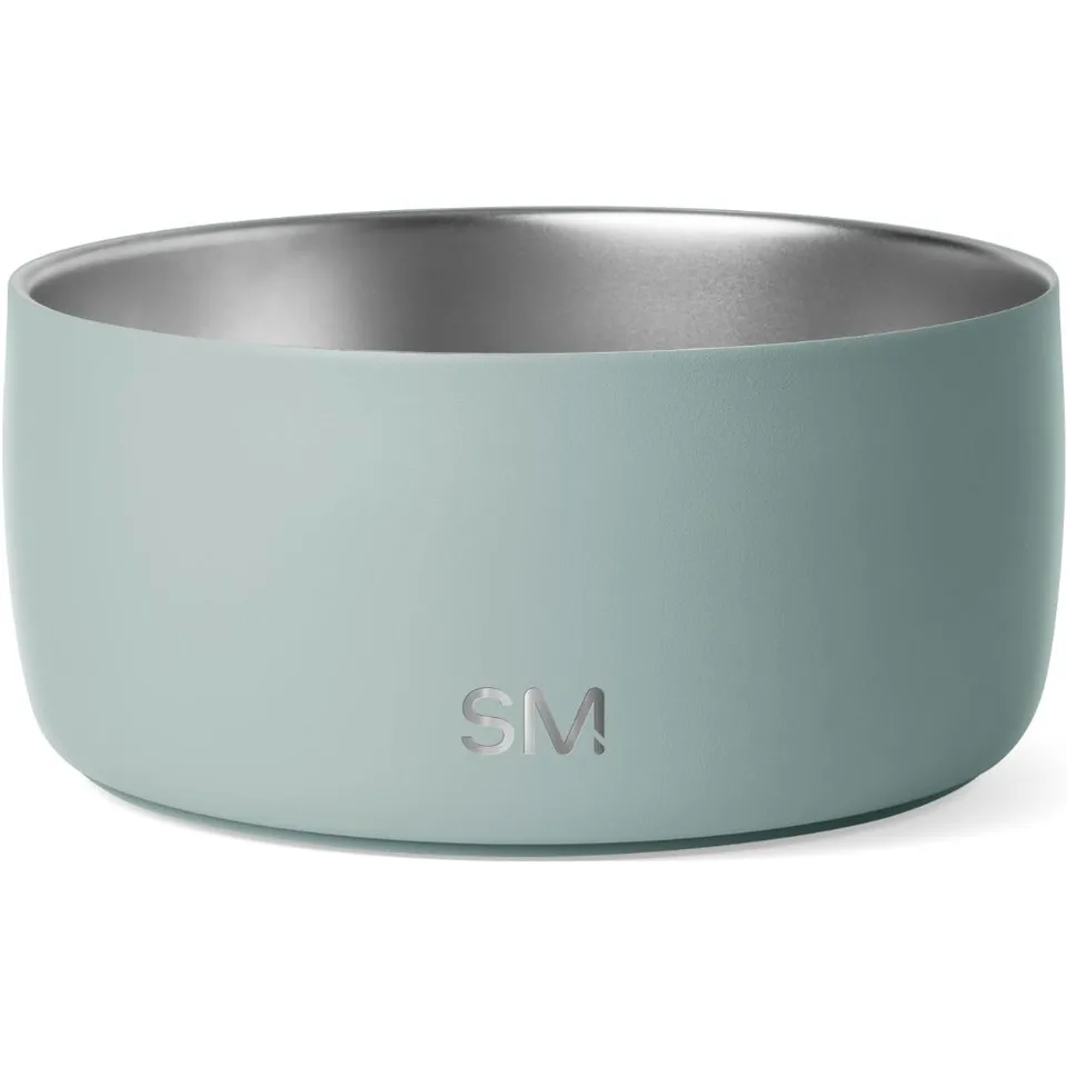 Insulated Stainless Steel Dog Cat Water Food Bowl