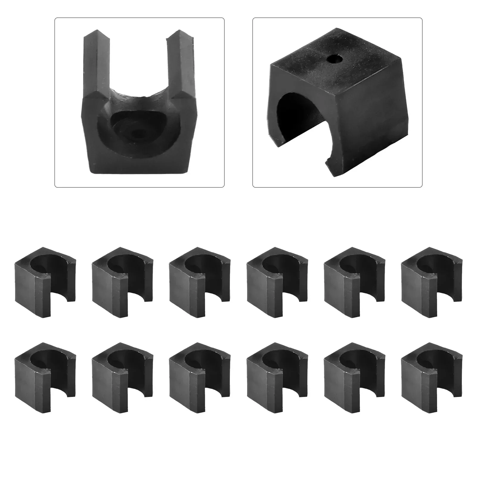 12 X Plastic Pool Billiards Cue Stick Locating Clips Billiard Cue Fishing Rod Stick Holder Clips Billiard Fishing Accessories