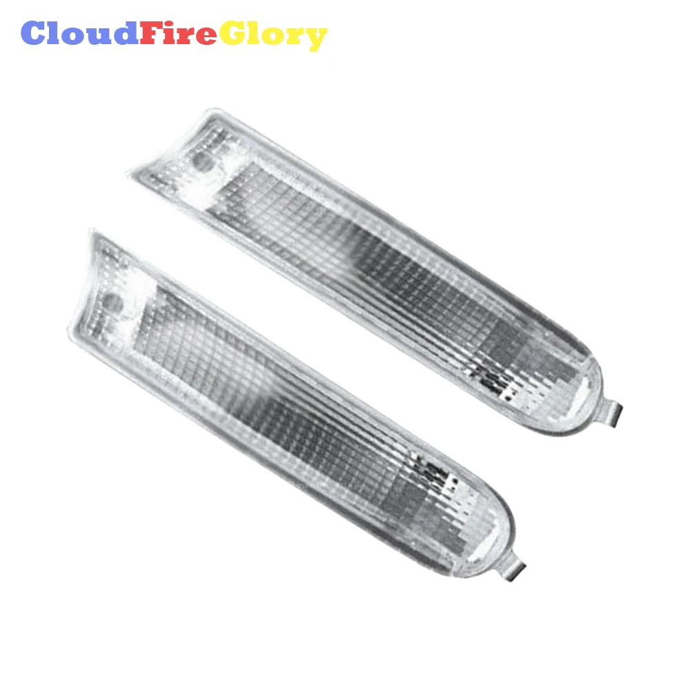 

For Toyota RAV4 1995 1996 1997 Pair Front Left Right Bumper Fog Light Housing Plastic White
