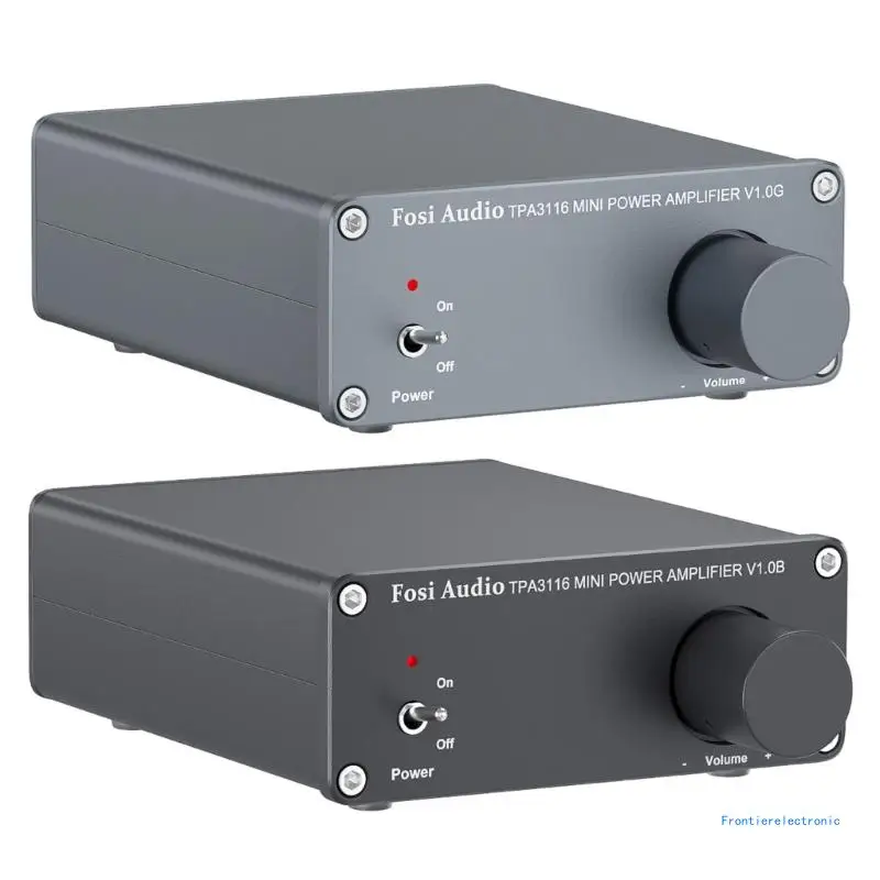 

V1.0G Stereo Power Amplifier 50Wx2 TPA3116D2 Portable Speaker Amp 2CH Digital Audional Amplifier 20Hz-20KHz DropShipping