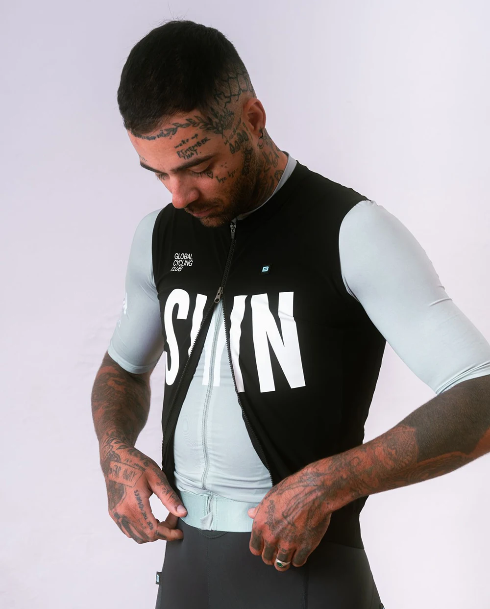 Cycling Vest Men Sport Vest Men Cycling Vest SYN Lightweight Windproof Sleeveless Bicycle Gilet Slim Fit Breathable Quick Dry MTB Road Bike