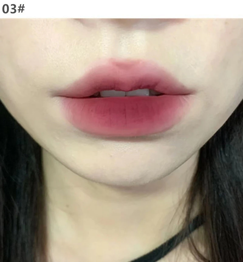 Nude Pink Brown Liquid Lipsticks Waterproof Velvet Matte Lip Gloss Long Lasting Non-stick Cup Lip Tint Makeup Pigment Cosmetics