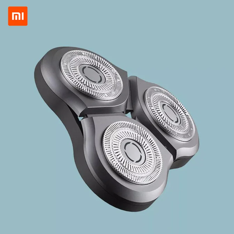 Lâmina de Barbear Original para Xiaomi Mijia Barbeador Elétrico S300 S500 S500c Lâminas de Aço Lâmina Impermeável Dupla Camada