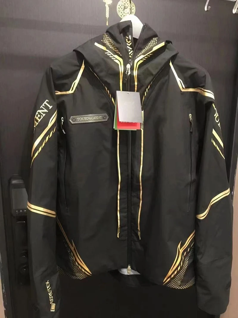 

2024 New Men Fishing Suit Spring Autumn Outdoor High Density Waterproof Rock Fishing Rain Coat Breathable Fishing Clothing